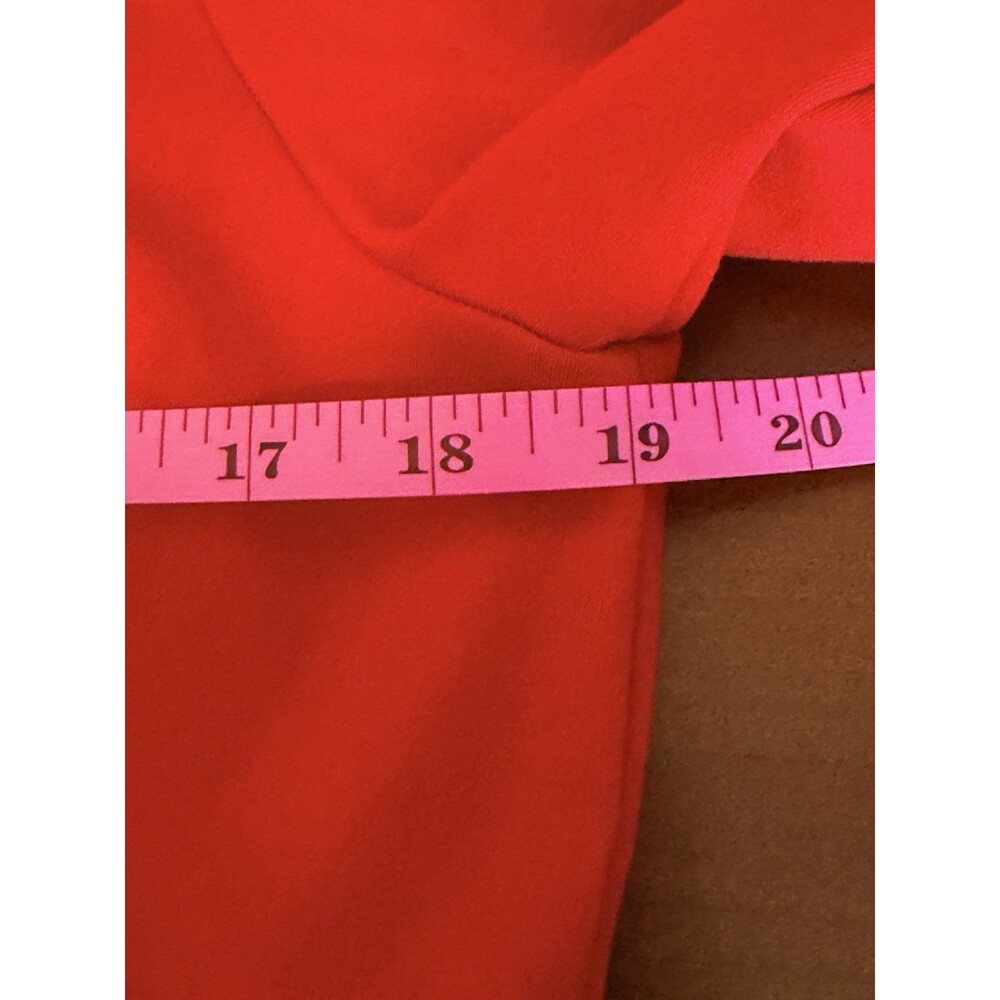 SPANX The Perfect A-Line Dress True Red Size L Workwear Premium Ponte Pockets - Picture 7 of 11